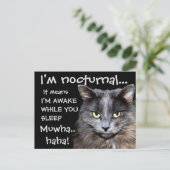 Badass Cats Briefkaart (Staand voorkant)