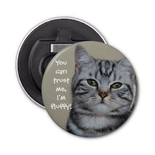 Badass Cats - "Vertrouw me!" Button Flesopener