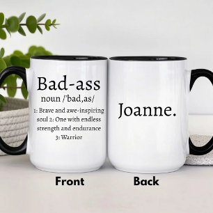Badass-definitie Tweekleurige Koffiemok