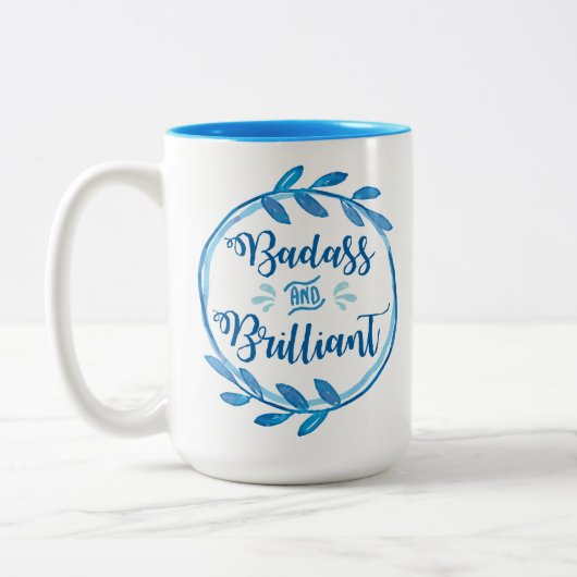 Badass et tasse brillante (Gauche)