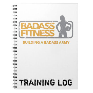 Badass Fitness Training Log/Food Diary Notitieboek