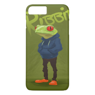 Badass Frog Ribbit iPhone 8 Plus / 7 Plus Hoesje