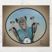 Badass Game Changer (leeg) Bier Etiket (Enkel label)