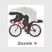 Badass Honey Badger Biker Sticker (Vel)