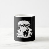 Badass kat met zonnebril die van de e wegloopt koffiemok (Center)