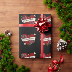 Badass Mama Tattoo Flash inpakpapier