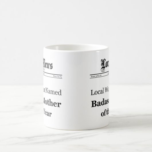 Badass Mère de l'année Mug (Centre)