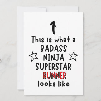 Badass, Ninja, Superstar, Runner Kaart