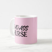 BADASS NURSE CAFÉ MUG (Devant gauche)