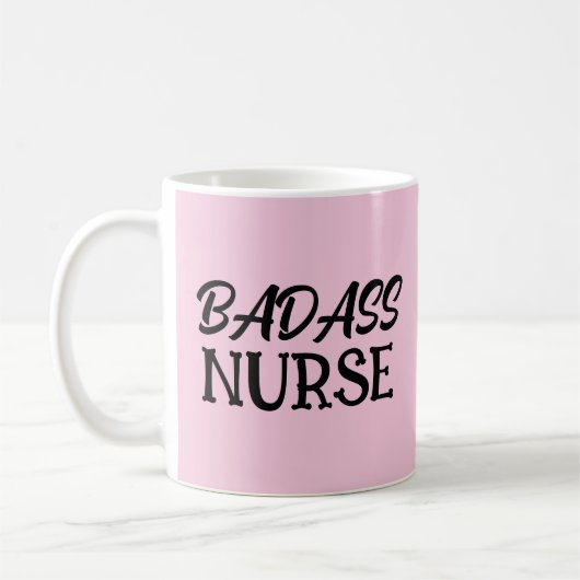 BADASS NURSE CAFÉ MUG (Gauche)