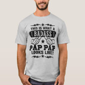 Badass Pap Pap T-shirt (Voorkant)