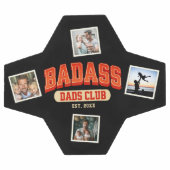 Badass Papa Club Retro Cool Photo Collage (Plat)