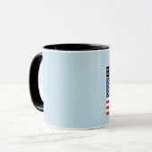 BADASS PATRIOTIC CAFÉ MUG (Devant gauche)