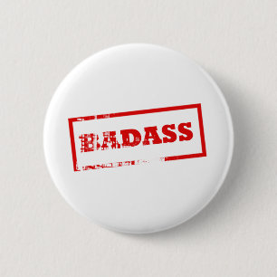 BADASS RONDE BUTTON 5,7 CM