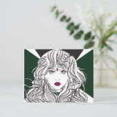 Badass Sailor Pluto Briefkaart (Staand voorkant)