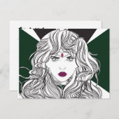 Badass Sailor Pluto Briefkaart (Voorkant / Achterkant)