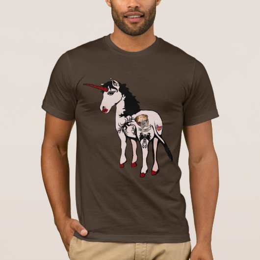 BADASS UNICORN T-SHIRT (Voorkant)