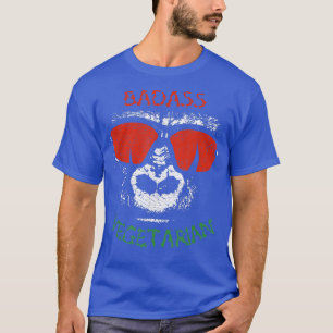 Badass vegetarian (gorilla) grappige coole veggie t-shirt