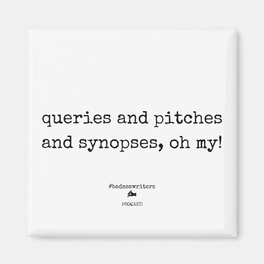 badassauteurs oh mijn! Square Magnet Magneet (Voorkant)