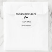 #badasswriters autocollants de podcast (Sac)