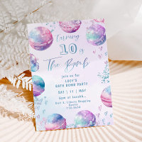 Badbom maken verjaardagsfeestje