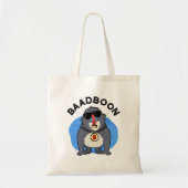 Badboon Funny Bad Baboon Pun Tote Bag (Voorkant)