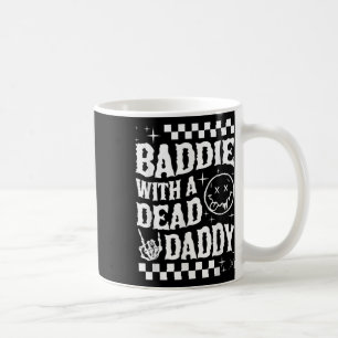 Baddie met een dode papa dode papa club grappig do koffiemok