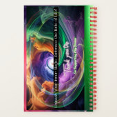 Baddie Unicorn Biker Notitieboek (Achterkant)