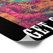 Baddies Get Saddies  Cowboy Skeleton Hallow Poster (Hoek)