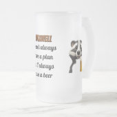 Bade Badger Beer Frosted Mug (Devant droit)