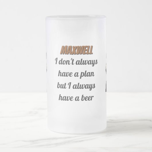 Bade Badger Beer Frosted Mug (Centre)