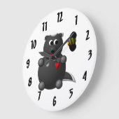 Bade de miel mignonne avec horloge d'abeille (Angle)