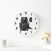 Bade de miel mignonne avec horloge d'abeille (Maison)