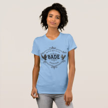 BADE (foncé) Bella Canvas Fine Jersey T-Shirt