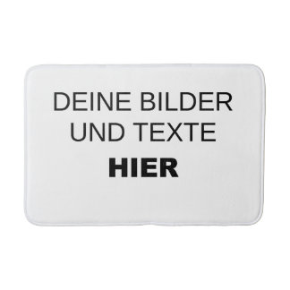 Badematte selbst gestalten - kreatives Geschenk Badmat