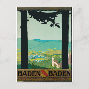 Baden Baden, City and Surround, Duitsland Briefkaart