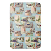  baden Beauties op blauw Badmat (Voorkant Verticaal)