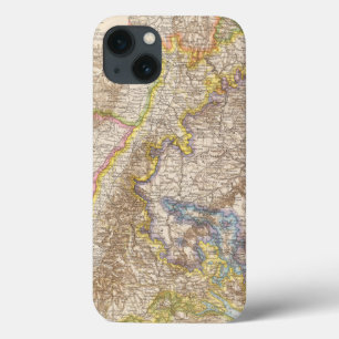 Baden Duitsland Atlas Map iPhone 13 Hoesje