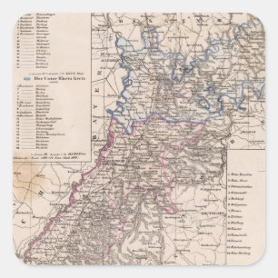 Baden, Duitsland Vierkante Sticker