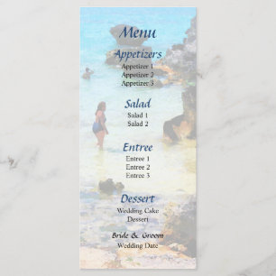 Baden in het Ocean St. George Wedding Menu