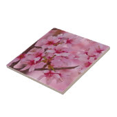 Baden in roze Japanse kersenbloesems Tegel Tegeltje (Zijkant)