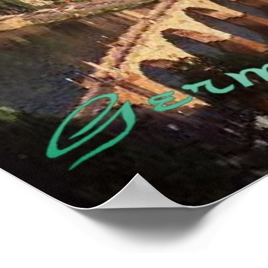 Baden Wartenberg Allemagne, affiche (Coin)