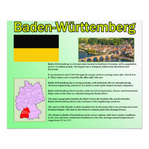 Baden-Württemberg Foto Afdruk