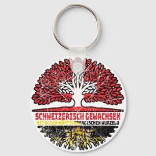 Baden-Württemberg Swiss Baum Sleutelhanger