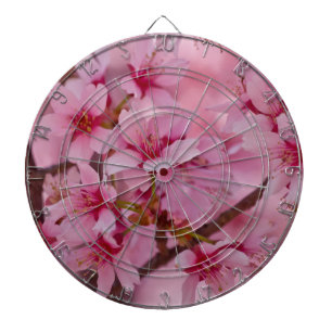 Badend in Roze Japanse Kersenbloesem Dartbord