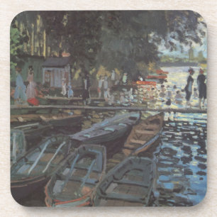 Badenden bij La Grenouillère van Claude Monet Bier Onderzetter