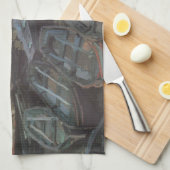 Baders bij La Grenouillère van Claude Monet Theedoek (Quarter Fold)