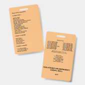 badge (Voor- en achterkant)