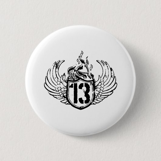 Badge 13 Light Ronde Button 5,7 Cm (Voorkant)