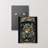 Badge 1920s Detective Donkey Noir Comic (Recto/Verso)